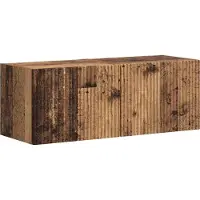 Syfax Meuble TV mural 2 pcs Bois Ancien 39 x 31 x 29,5 cm