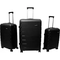 AGA Travel Ensemble de valises de voyage MR4675 Noir
