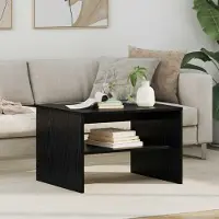 Prolenta Maison Exclusive - Table basse aspect chêne noir 60 x 50 x 40 cm Matériau dérivé du bois