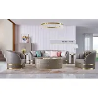 AEA Design Einrichtung Möbel Sofagarnitur 3+1 Sitzer Couch Polster Set Ledersofa