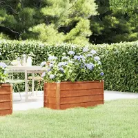 Prolenta Maison Exclusive - Jardinière surélevée Rostig 100 x 40 x 45 cm en acier Corten