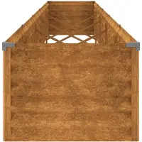 Syfax Jardinière surélevée 482 x 50 x 36 cm Acier Corten