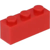 LEGO 100 pièces 3622 Brick 1x3 Part Basic Bricks 100 Rouge