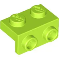 LEGO : 20x Winkelplatte Limettengrün 1x2 / 1x2
