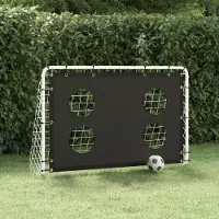 Prolenta Maison Exclusive - But de football avec panneau de tir en acier 184 x 61 x 122 cm