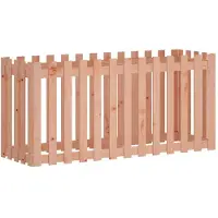 vidaXL Lit surélevé design clôture à lattes 150x50x70 cm bois massif douglas