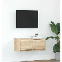 Prolenta Maison Exclusive - Meuble TV Chêne Sonoma 60x31x25,5 cm Matériau dérivé du bois
