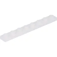 LEGO 1x8 plaque 3460 - 250 pièces blanc