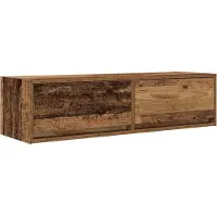 Syfax Meuble TV Bois ancien 100 x 31 x 25,5 cm Bois d'ingénierie
