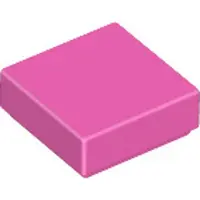 LEGO 100 pièces , pièce c. 3070 en rose foncé