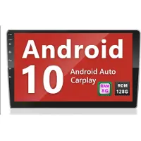 Podofo 10" Car Radio Universal, Wifi Gps Usb , Android Radio With Gps Navigation, Handsfree Bluetooth, Usb, 10 inch car radio