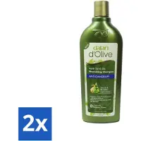 Dalan d'Olive - Shampooing - Antipelliculaire - Nourrissant - 400 ml - Pack avantage - 2 pièces