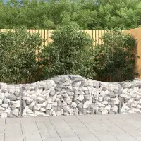 Prolenta Maison Exclusive - Paniers à gabions arqués 7 pcs 200x50x60/80 cm Fer galvanisé