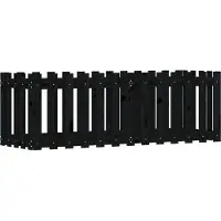Syfax Lit surélevé de jardin design de clôture 150x50x50cm pin massif