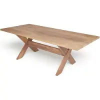 AEA Table à manger en bois Table de jardin Table familiale Meubles de jardin