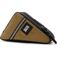 RockBros Sacoche de vélo petite sacoche à outils Sacoche de cadre Portabilité pour Brompton 0,3L Marron