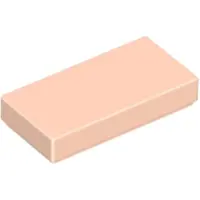 LEGO 1x2 carreaux 3069 - 250 pièces Nougat clair