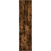 Syfax Garde-robe chêne fumé 30x50x200 cm bois d'ingénierie