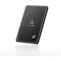 AutoSky Banque d'énergie magnétique 5000mAh | Sans fil & USB-C | Écran LED
