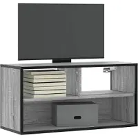 Prolenta Maison Exclusive - Meuble TV gris Sonoma 80x31x39,5 cm Matériau dérivé du bois et métal