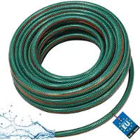 KOTARBAU Tuyau Arrosage PVC 20 m 3/4 Pouce Vert Orange Tuyau D'Arrosage Jardin Renforcé Flexible Durable 4 Couches