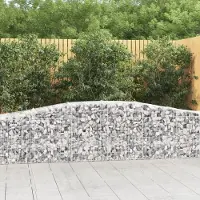 Prolenta Maison Exclusive - Paniers à gabions arqués 20 pcs 400x50x60/80 cm Fer galvanisé