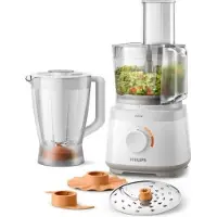 Philips Robot de Cuisine Multifonction Série 3000, 700W, Bol 2.1L, HR7320/00, Blanc
