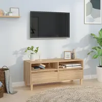 Prolenta Maison Exclusive - Meuble TV Chêne Sonoma 100x34,5x44,5 cm Matériau dérivé du bois