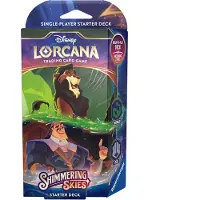 Ravensburger Disney Lorcana : Luminaires célestes - Starter Deck Émeraude et Acier (allemand) + 40 housses exclusives collect-it.de