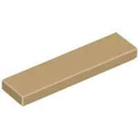 LEGO 50 pièces 2431 Carreaux Tiles 1x4 Part Basic Panel 50 Beige foncé