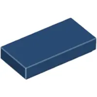 LEGO 1x2 carreaux 3069 - 50 pièces bleu foncé