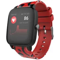 Forever IGO PRO JW-200 Montre Smartwatch Enfants Pas, heure, date, gestion de la musique, alarme Noir