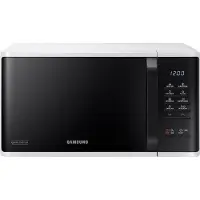 Samsung Micro-ondes Solo - Blanc - 23 L - 800 W - Cavité céramique émail