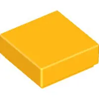 LEGO 250 pièces , pièce c. 3070 en orange clair