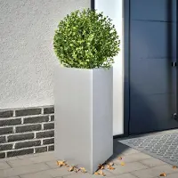 Prolenta Maison Exclusive - Bacs à plantes 2 pièces triangulaires 50x43x75 cm Acier galvanisé