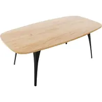 Mirjan 24 Table basse NEIRA - chêne kraft doré / noir