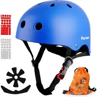 Tacklife Casque de vélo pour enfants EN1078 CE Certified, jugulaire réglable, autocollants 3D DIY & réfléchissants, casque de sport pour trottinettes & rollers, unisexe pour garçons et filles
