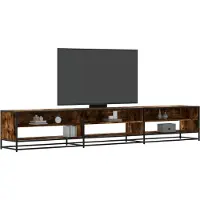 Prolenta Maison Exclusive - Meuble TV chêne fumé 270x40x46 cm bois d'ingénierie