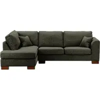 Wintech Canapé d'angle gauche Avos avec fonction lit-Vitolini 097-1714-dark oak