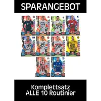 Topps Match Attax 2017/18 tous les 10 Routinier 2018 set complet