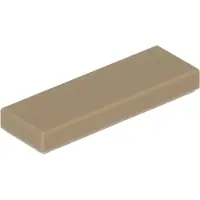 LEGO 1x3 carreaux 63864 - 250 pièces beige foncé