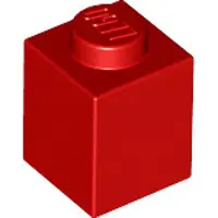 LEGO 250 pièces , pièces n° 3005 en rouge (Red)