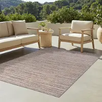 Tapiso Tapis Tapis YUCANA Outdoor Marron Balcon Résistant aux UV 160 x 230 cm