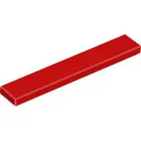 LEGO 50 pièces , pièce c. 6636 en rouge (Red)