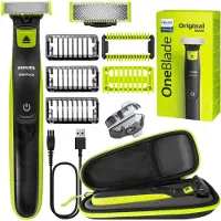 Philips OneBlade Rasoir QP2724/10 + étui + 2 accessoires corps