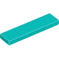 LEGO 50 pièces , pièce c. 2431 en turquoise foncé