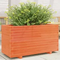 Prolenta Maison Exclusive - Jardinière cire marron 90x40x49,5 cm bois de pin massif