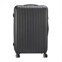StarTech.com Ensemble de valises - Lot de 3 pièces - Coque rigide en ABS - Roulettes silencieuses pivotantes à 360° - Avec serrure - Compartiments intérieurs - Poignée télescopique - Noir-A