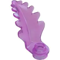 LEGO : 500x élément végétal/feuille, transparent, rose