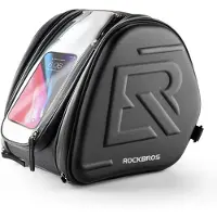 RockBros Sacoche de moto avant 14L avec sacoche de réservoir EVA Sacoche de téléphone pour Yamaha XMAX300, NMAX155, Honda PCX160
